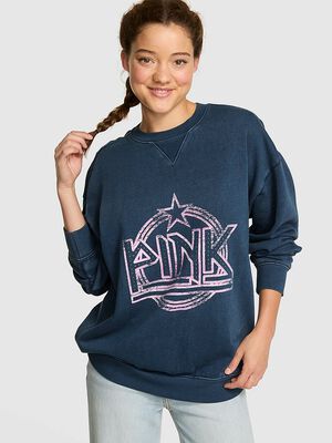 Ivy Fleece Oversized Crew Sweatshirt