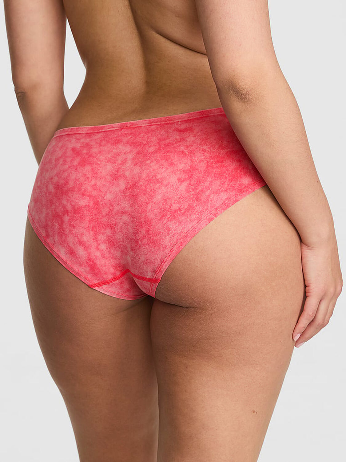 vs Pink Seamless Hiphugger Panty Candy Pink Tie Dye Print 2 of 2 