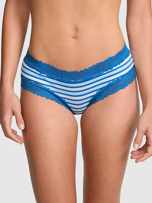 Cotton Lace Trim Cheeky Panty