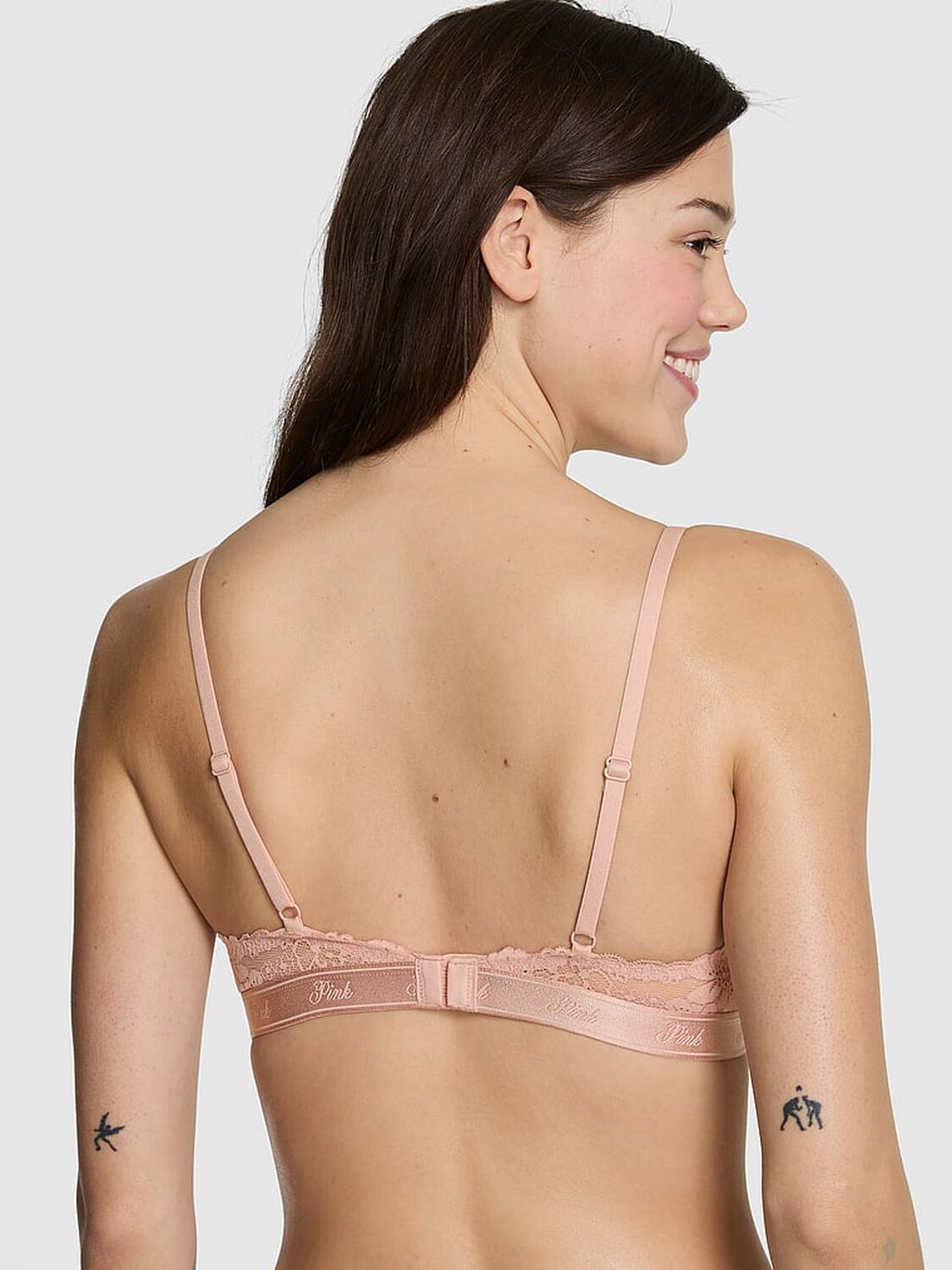 vs Pink Wink Wink Lightly Lined Balconette Bra Macaron 2 of 3 
