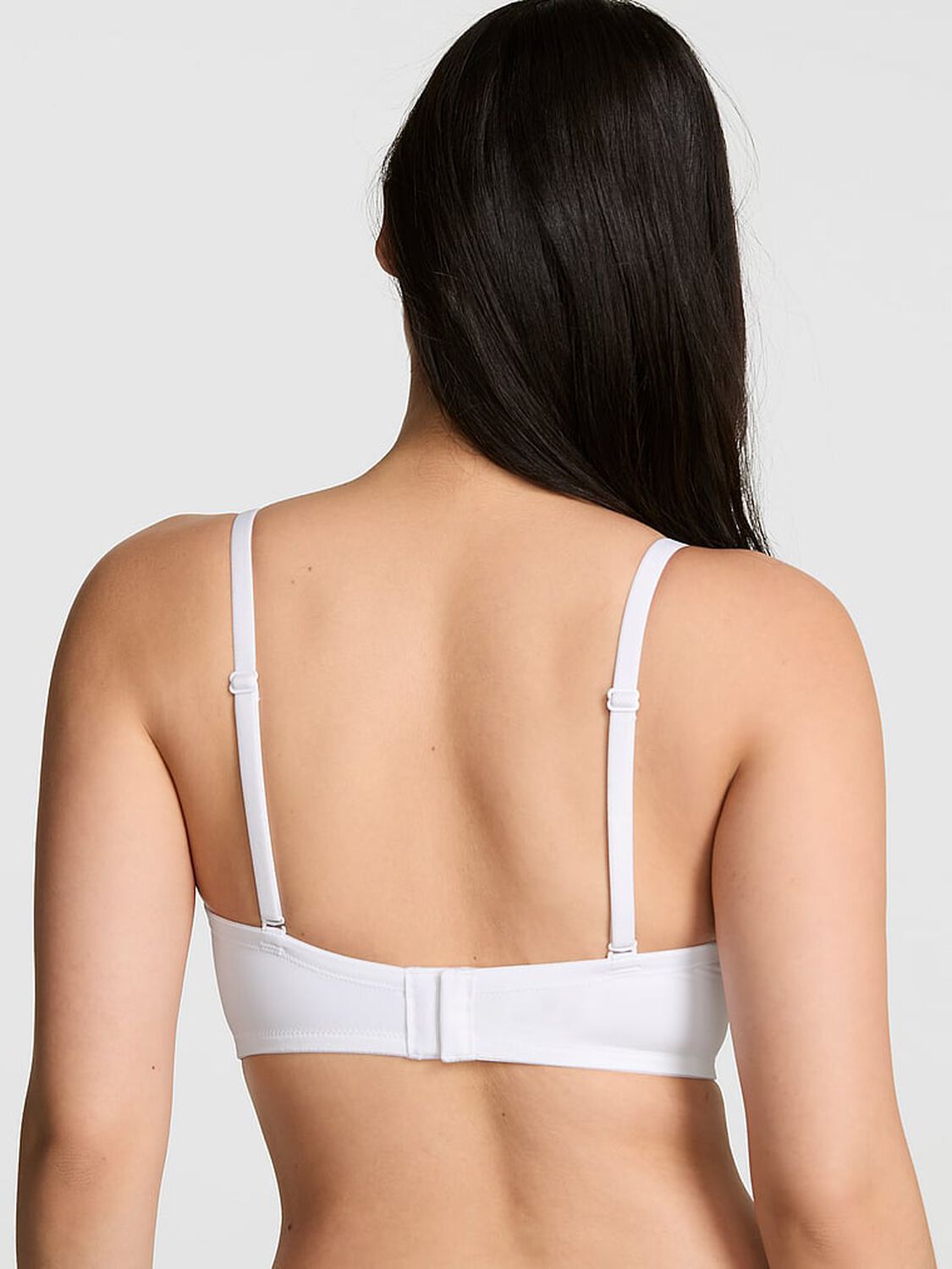 vs Pink Wear Everywhere Wear Everywhere&trade; Push-Up Strapless Bra White 2 of 2 