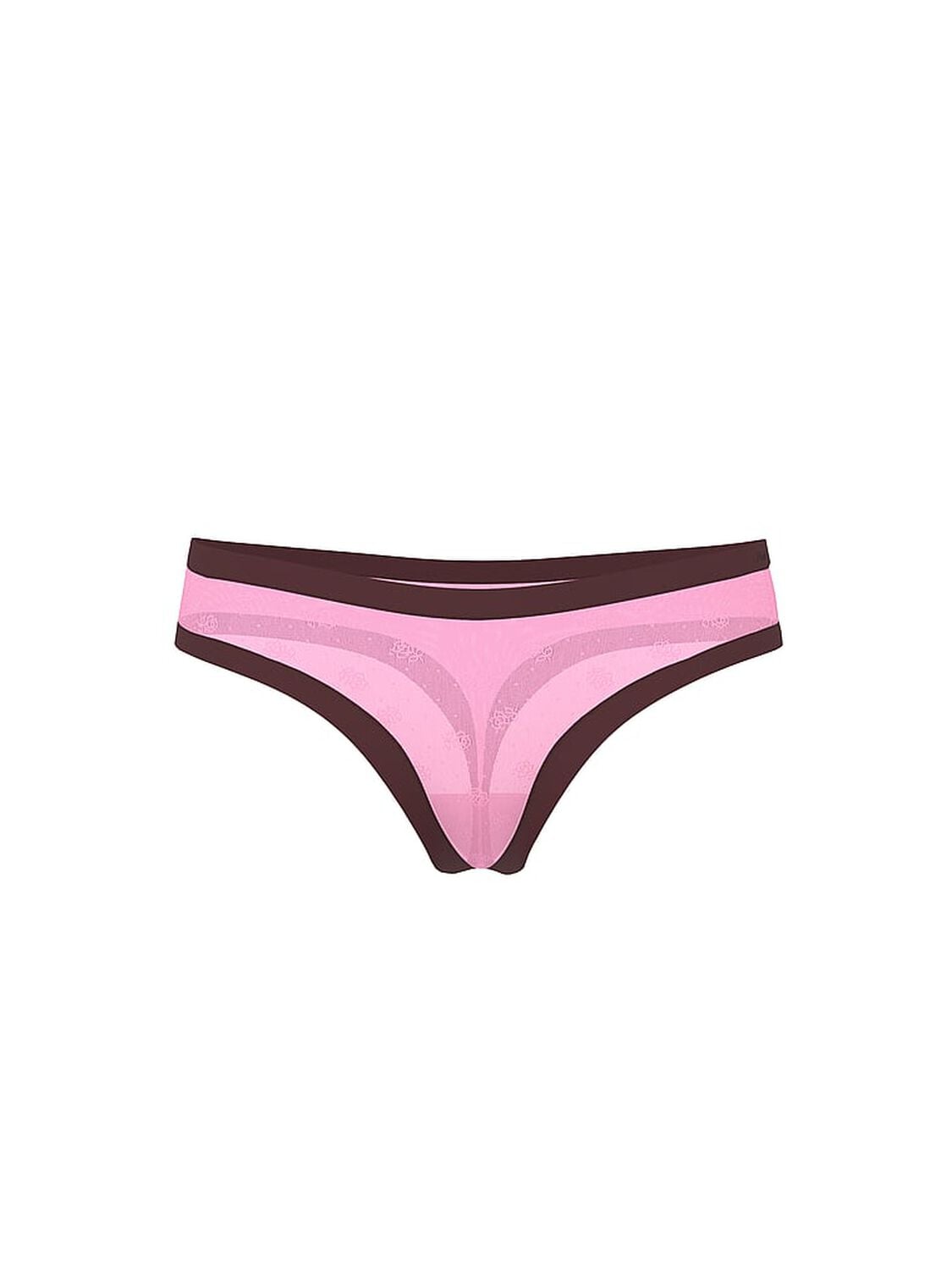 pink Pink No-Show Thong Panty Pink Lollipop 3 of 3 