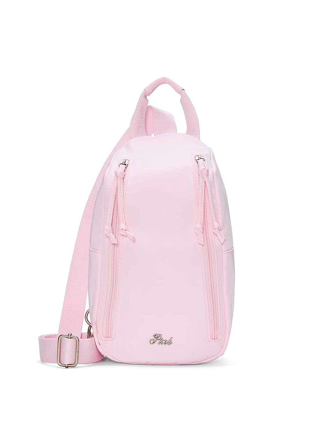 vs Pink Satin Sling Bag Pink Tulip 1 of 3 