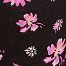 Logo Cotton Shine High-Leg Thong Panty, Black Floral Ditsy Print, swatch