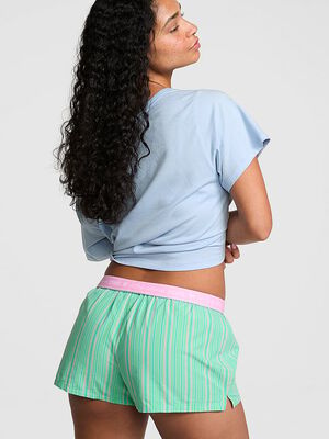 Cotton Boxy Pajama Shorts