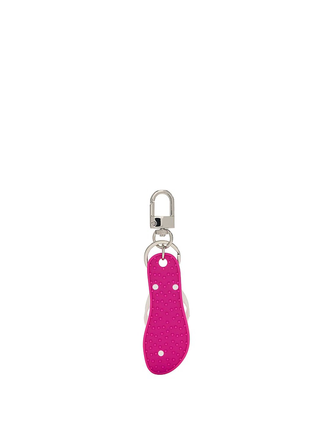 vs Pink Flip Flop Keychain Charm Pink Fire Polka Dot 2 of 2 