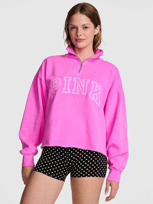 Campus Fleece&trade; Quarter-Zip Straight-Cut Sweatshirt