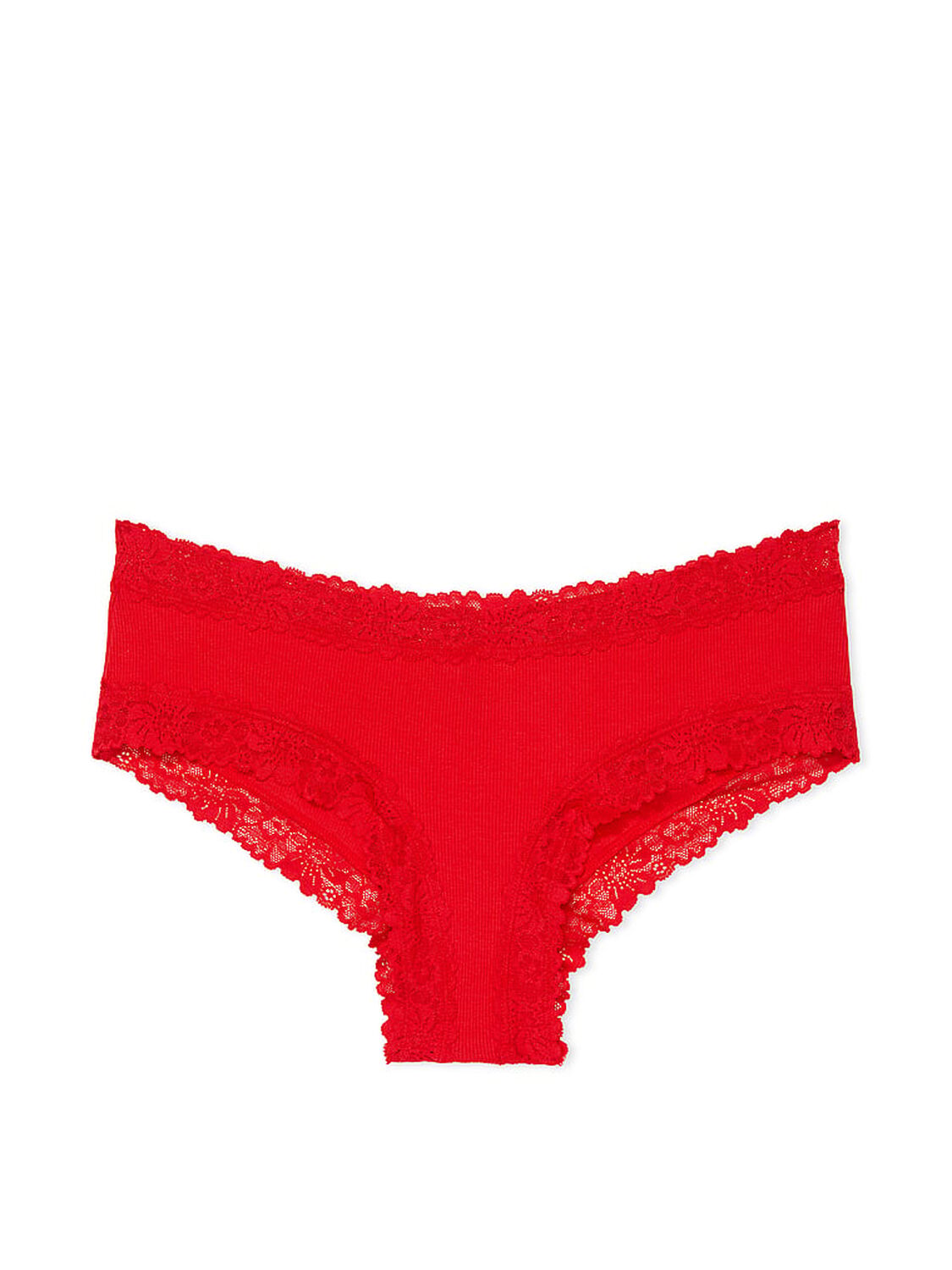 vs Pink Wink Lace-Trim Cheeky Panty Pin Up Red 3 of 3 