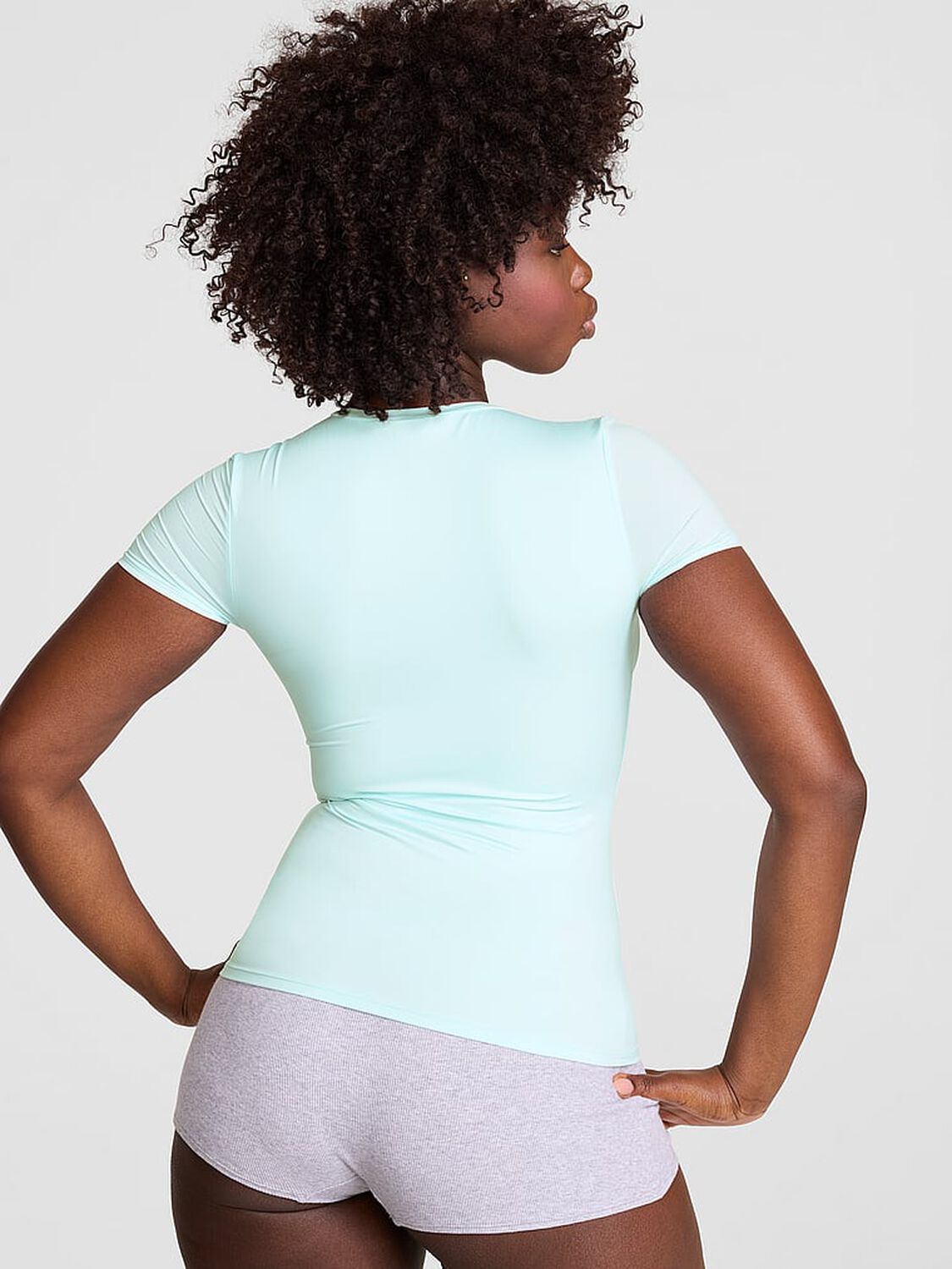 vs Pink PINK Base Stretch&trade; Short-Sleeve Tee 2 of 3 