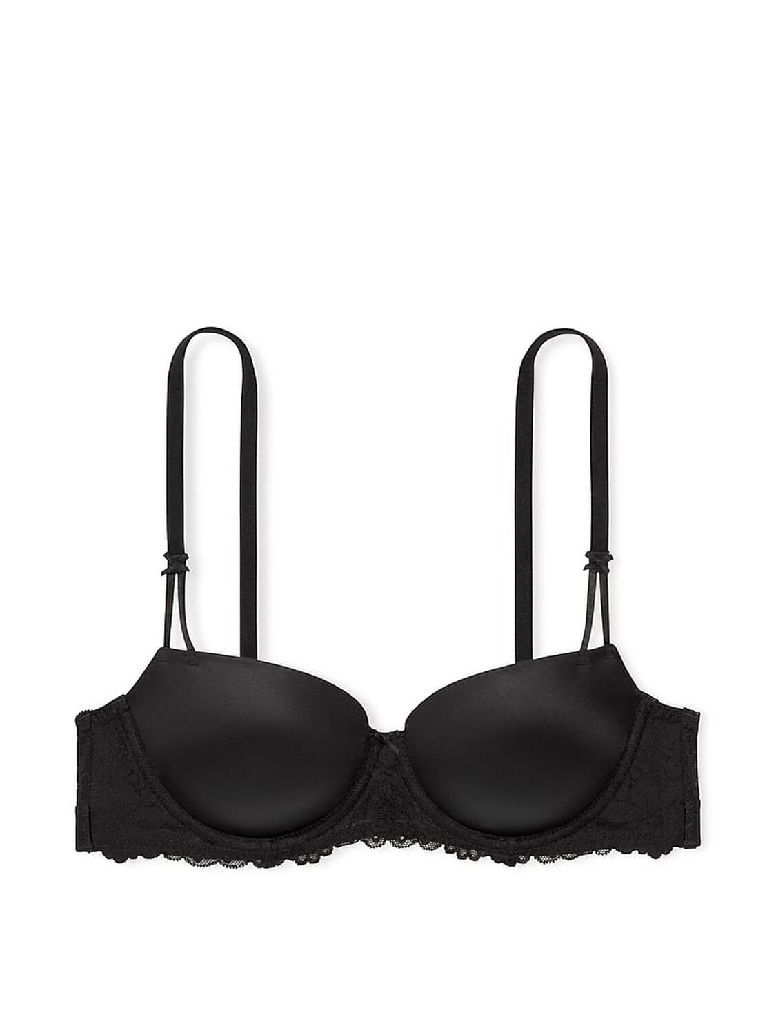 vs Pink Wink Wink Push-Up Balconette Bra Black 3 of 4 