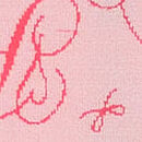 Seamless High-Leg Thong Panty, Angel Pink Love Script Print, swatch