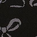 Seamless Hiphugger Panty, Black Bow Print, swatch