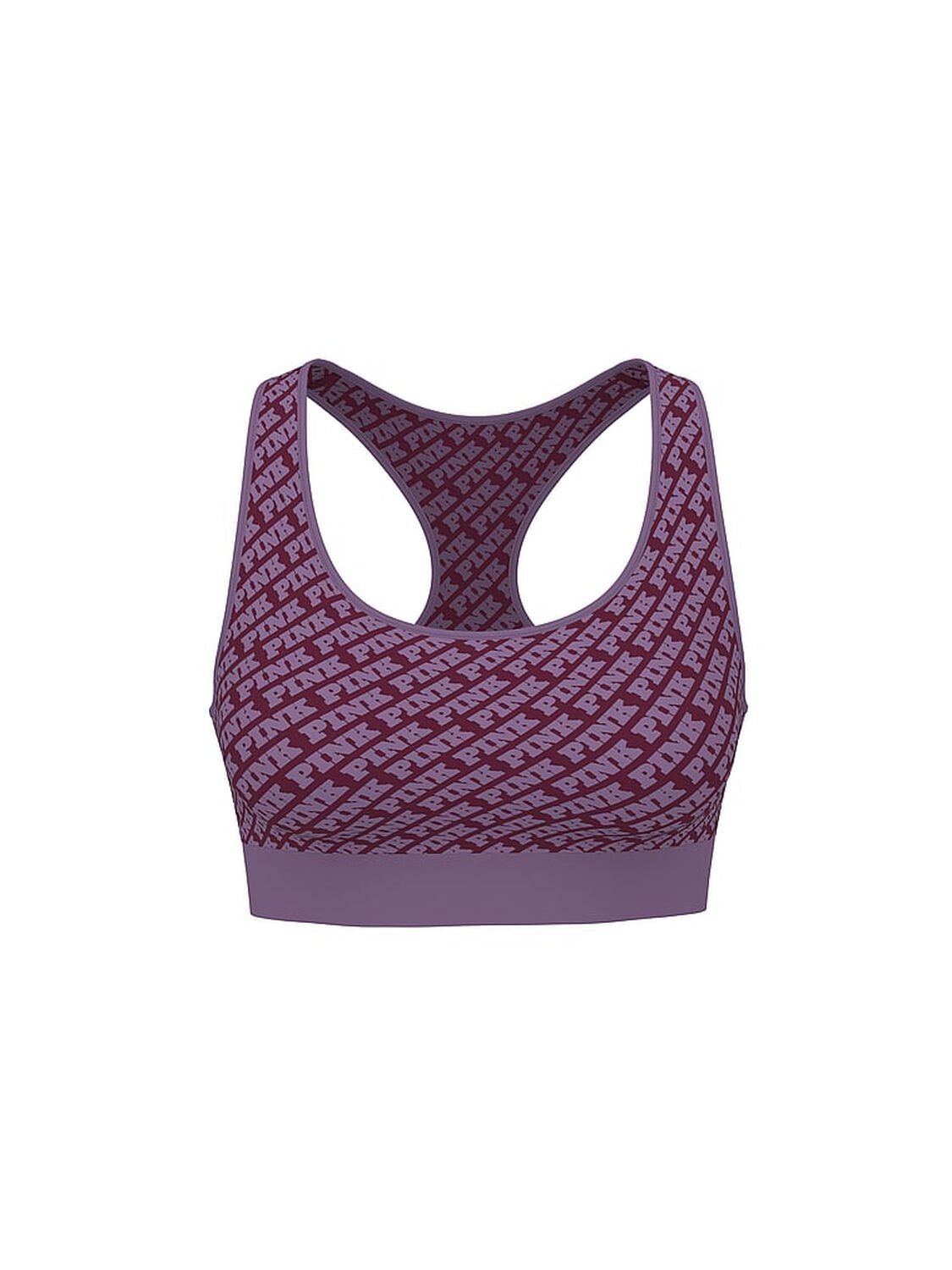 vs Pink Seamless Reversible Sports Bra Frozen Plum 3 of 3 