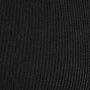 Cotton Dorm Unlined Racerback Bralette, Black, swatch