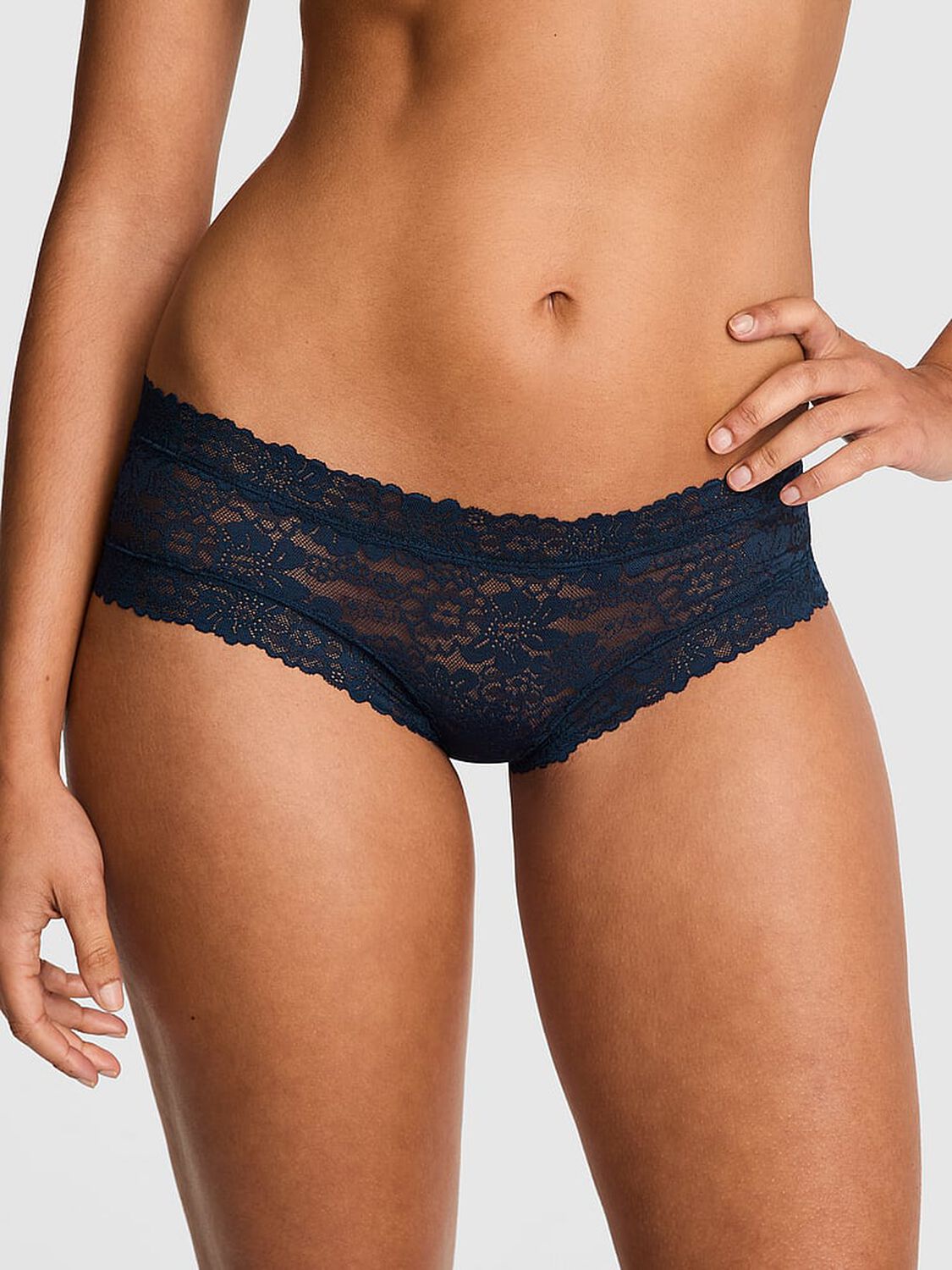 vs Pink Wink Cheeky Panty Noir Navy 1 of 3 