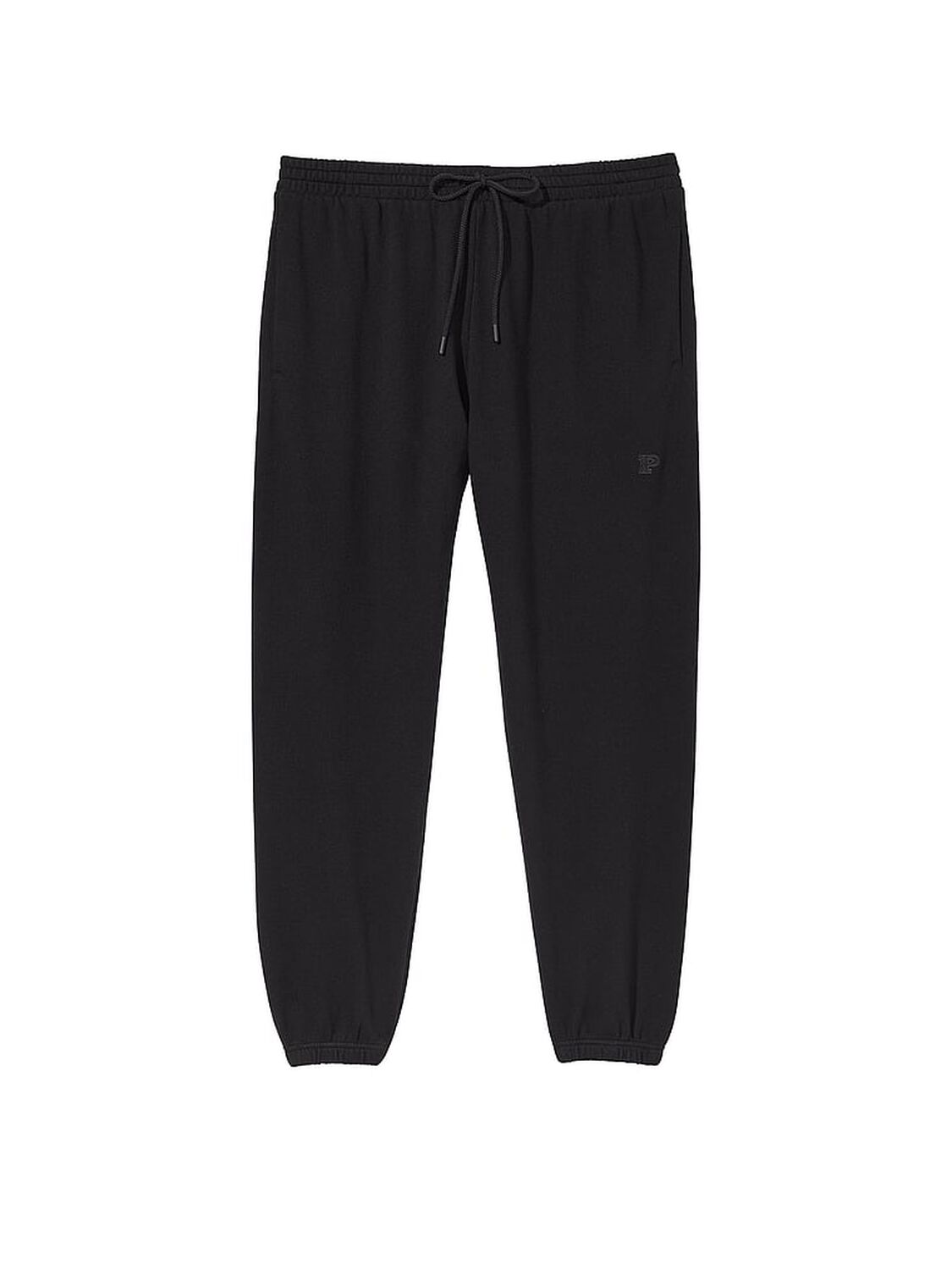 vs Pink Ivy Fleece Slim Sweatpants Pure Black 3 of 3 