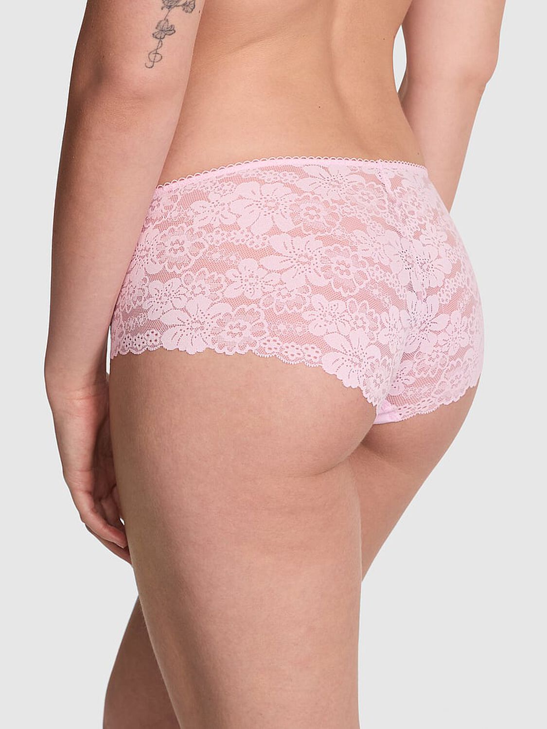 vs Pink No-Show Hiphugger Panty Pink Tulip 2 of 3 