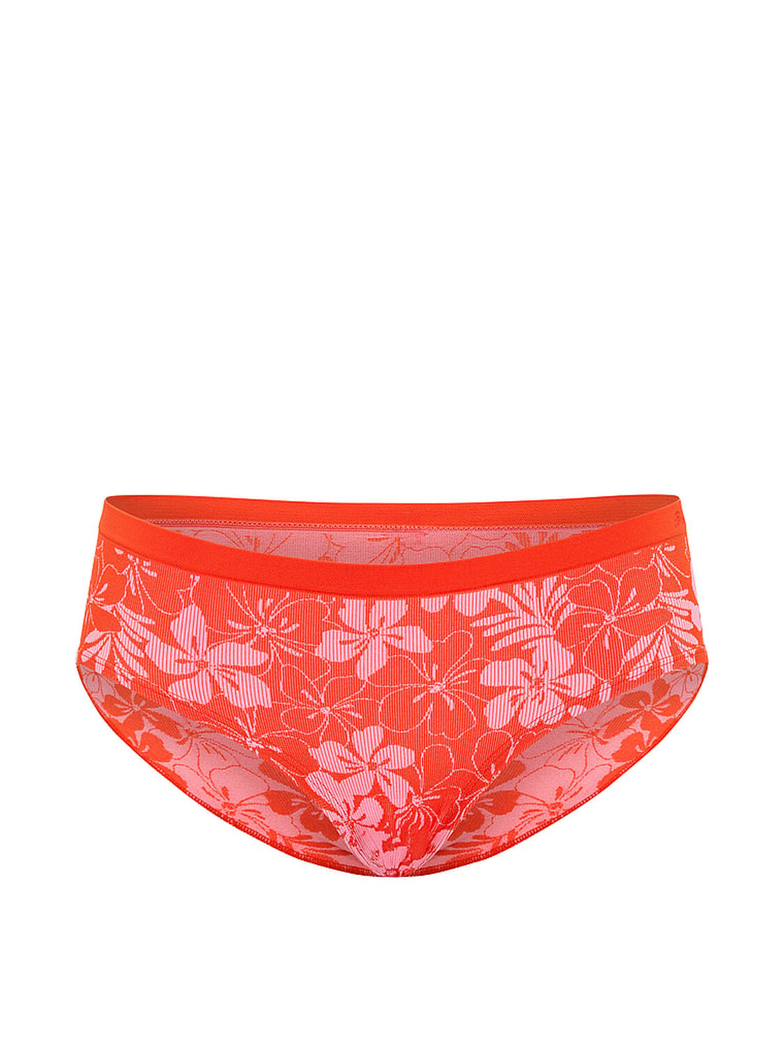 vs Pink Seamless Hiphugger Panty Guard Red Hibiscus Print 3 of 3 