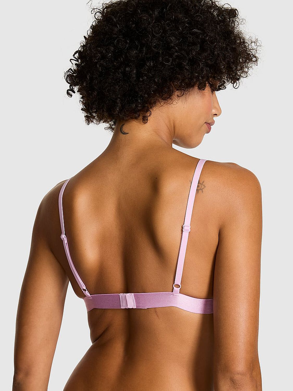 vs Pink Wink Wink Push-Up Triangle Bralette Hushed Lilac 2 of 3 