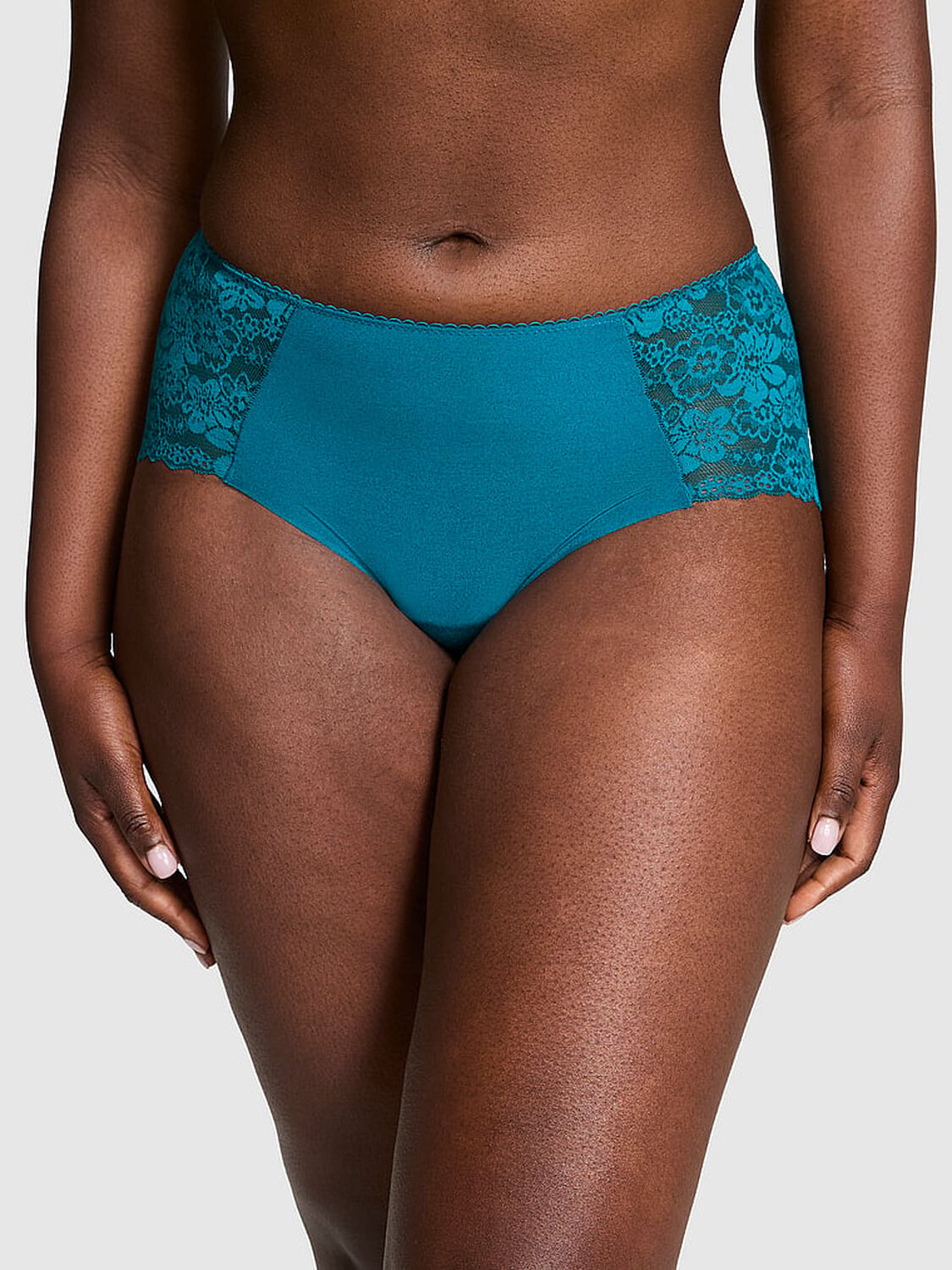 vs Pink No-Show Cheeky Panty Jade Way 1 of 3 