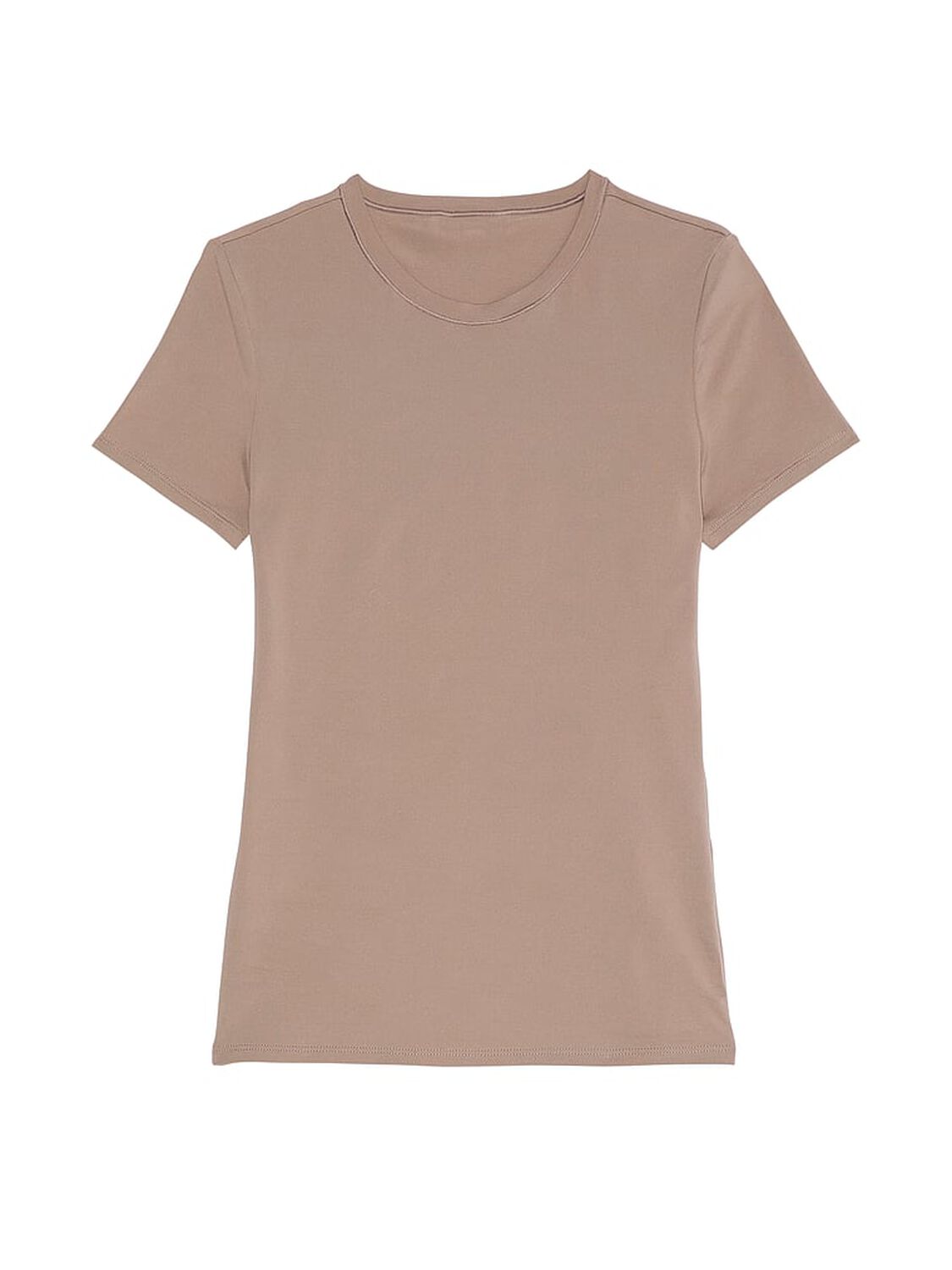 vs Pink Base Stretch Short-Sleeve Tee Iced Coffee 3 of 3 