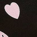 Logo Hiphugger Panty, Black Heart Dog Print, swatch