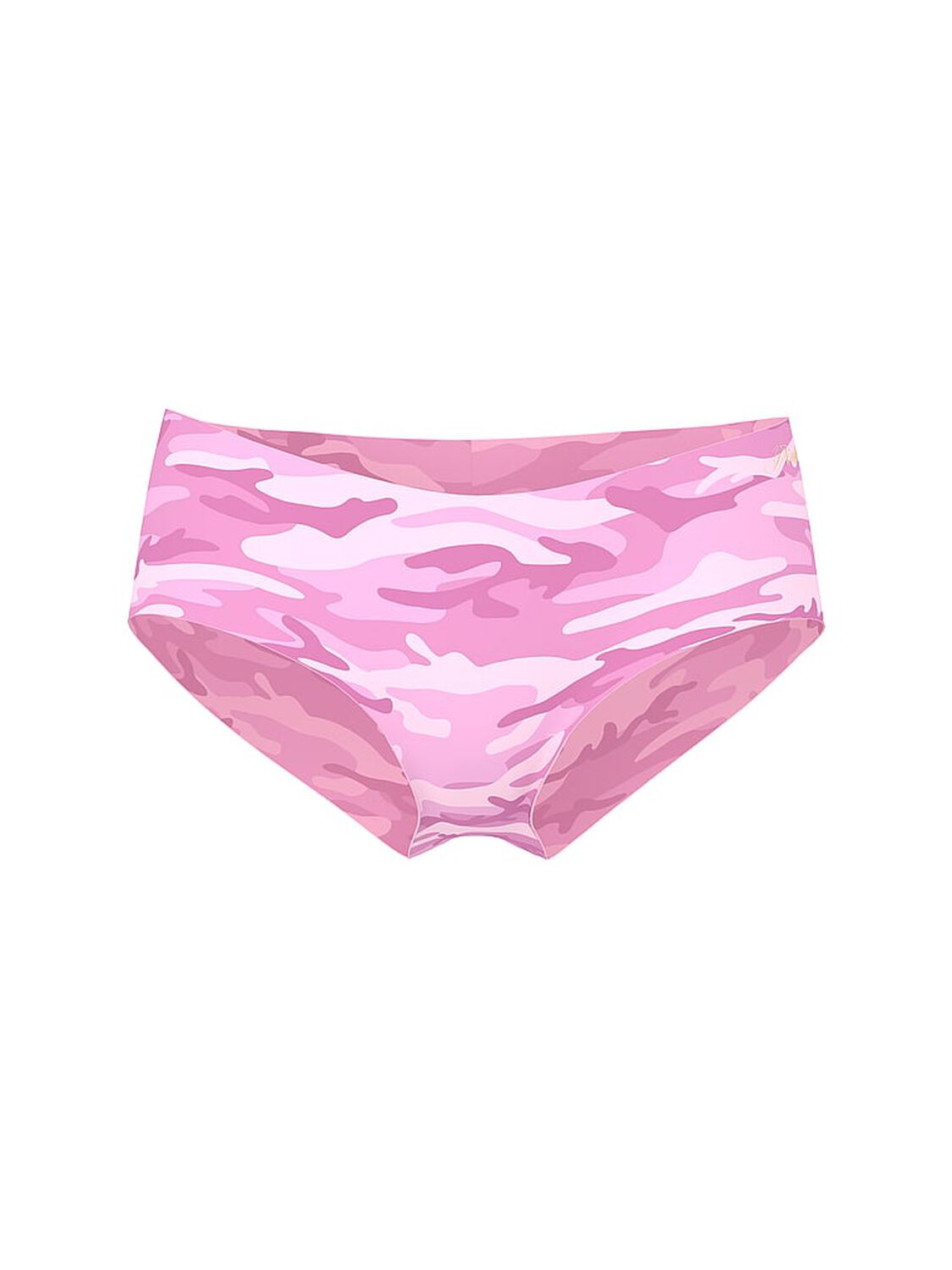 vs Pink No-Show Cheeky Panty Timeless Pink Camo Print W/ Graphic 3 of 3 