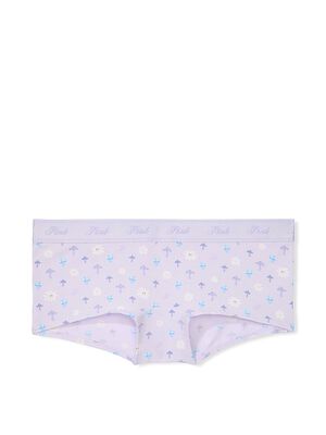 Logo Cotton Shine Boyshort Panty
