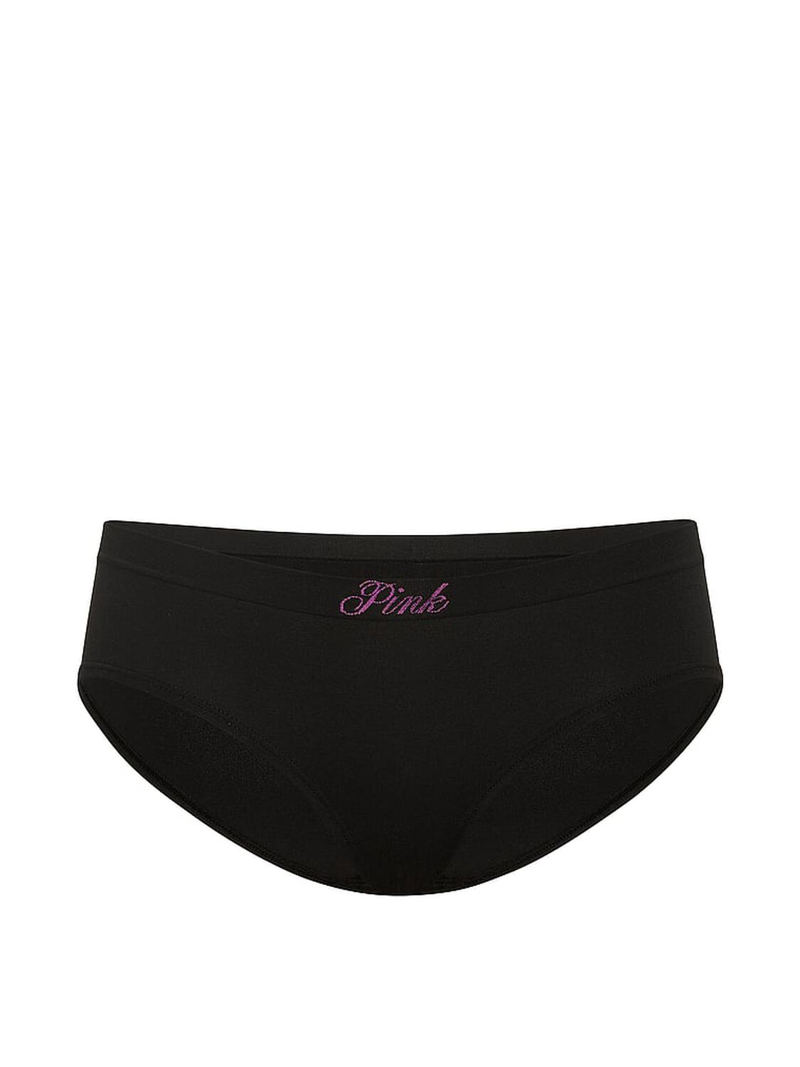 vs Pink Seamless Hiphugger Panty Black 3 of 3 
