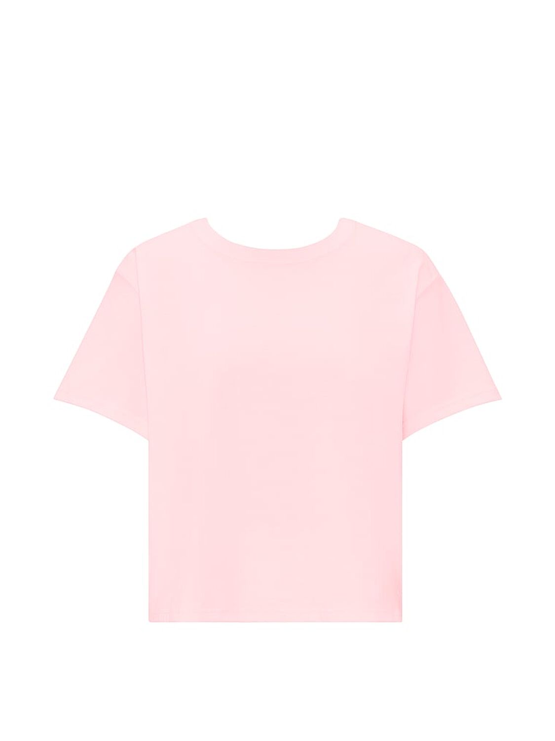 vs Pink Cotton Oversized Pocket Tee Pink Tulip 3 of 3 
