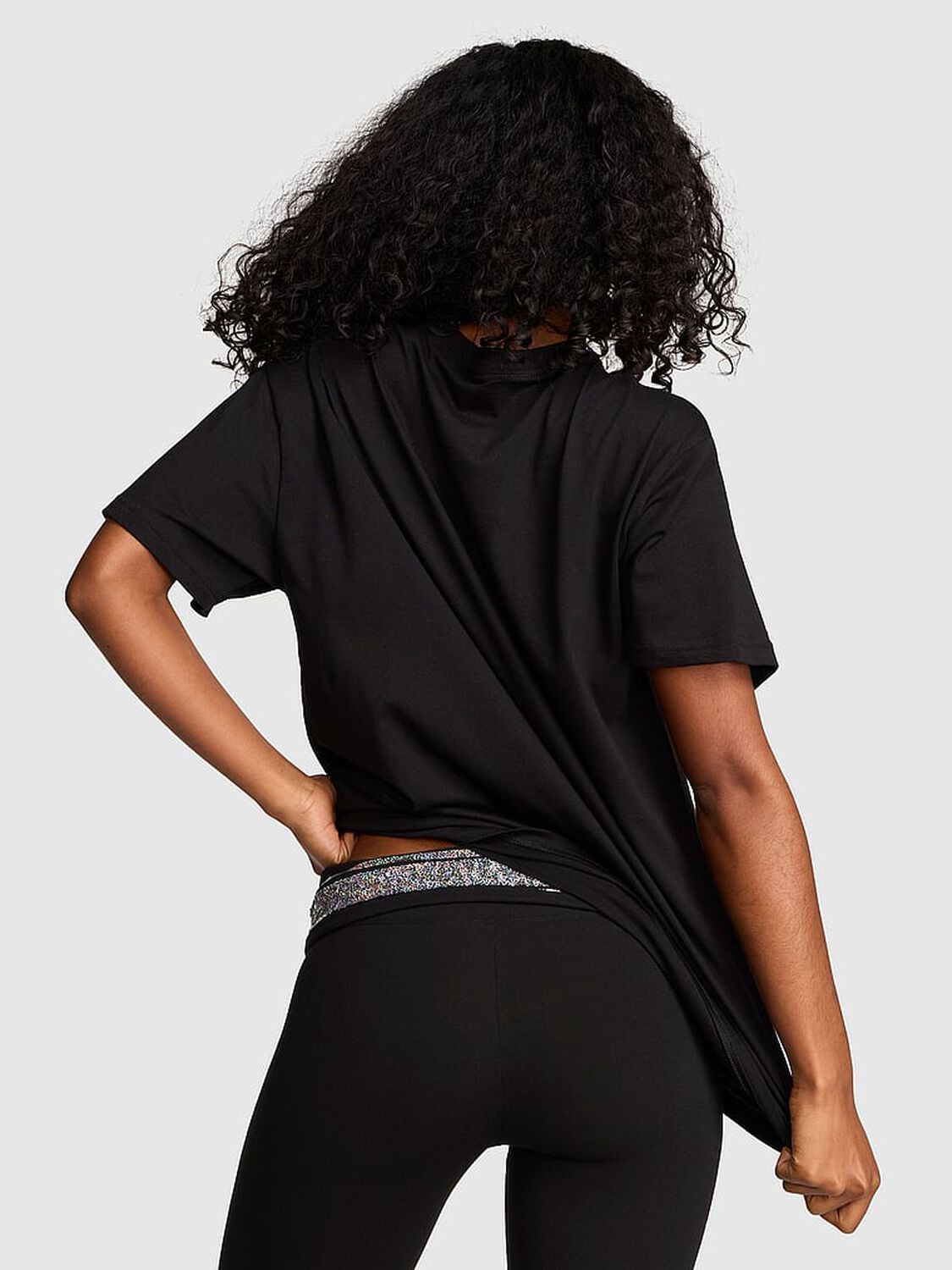 vs Pink Campus Cotton&trade; Tee Black 2 of 2 