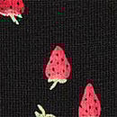 Logo Cotton Shine Boyshort Panty, Black Strawberry Print, swatch