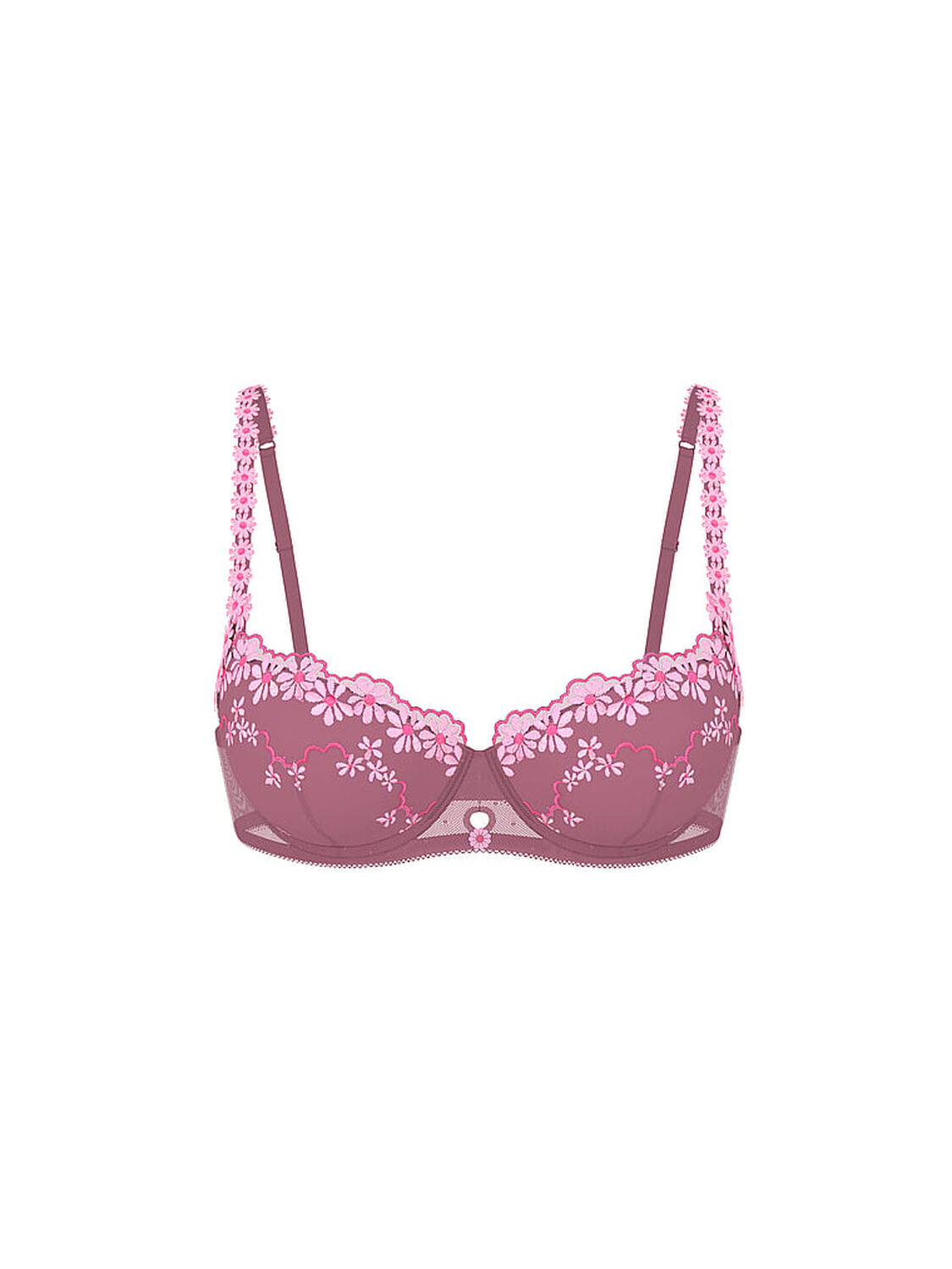 vs Pink Wink Wink Lightly Lined Balconette Bra Cashmere Rose 3 of 3 