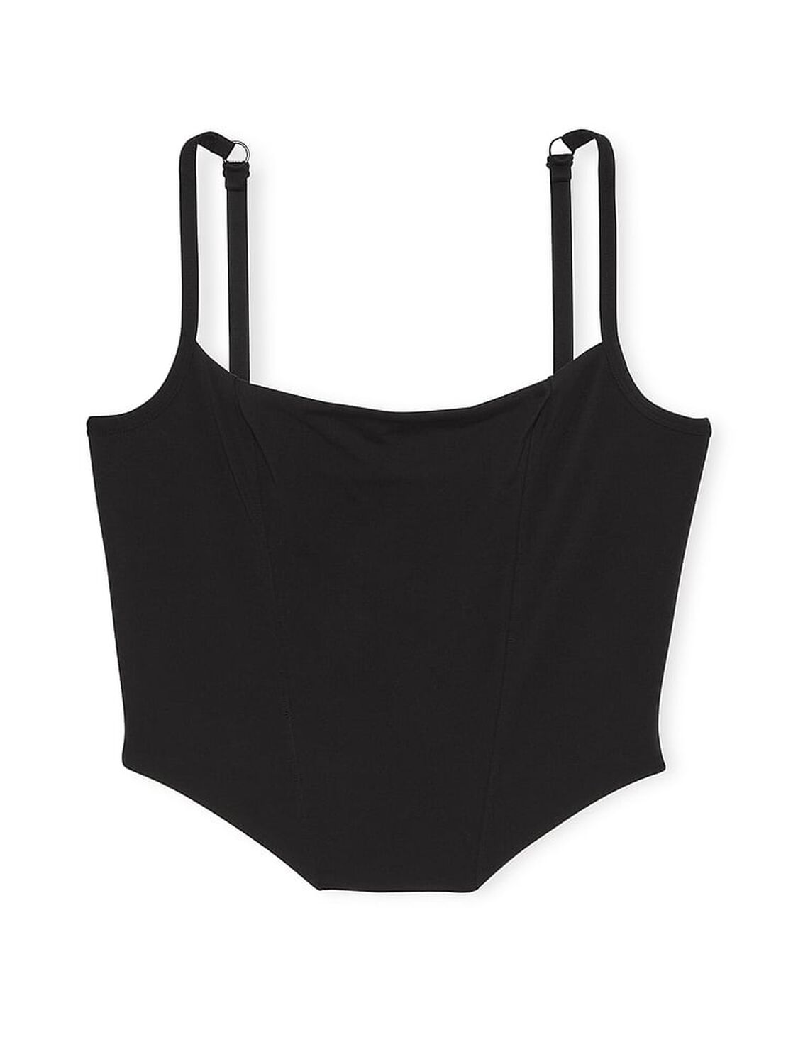vs Pink Bralettes & Bra Tops Base Stretch Corset Top Black 3 of 3 