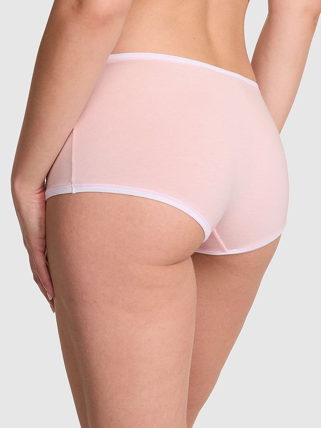 vs Pink Cotton Boyshort Panty Angel Pink Get Lost Butt Graphic 3 of 3 
