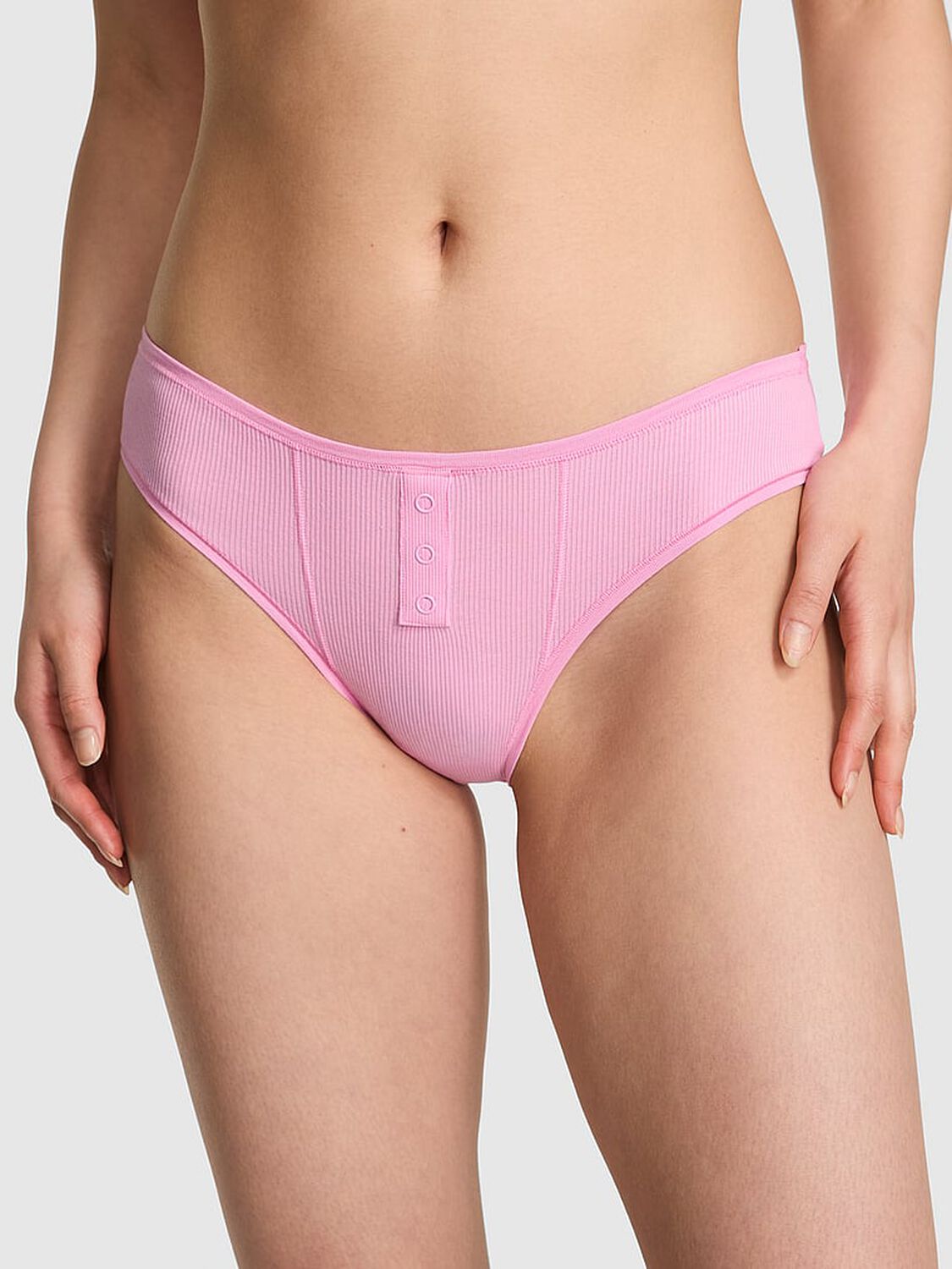 vs Pink Cotton Cheeky Panty Pink Lollipop 1 of 3 