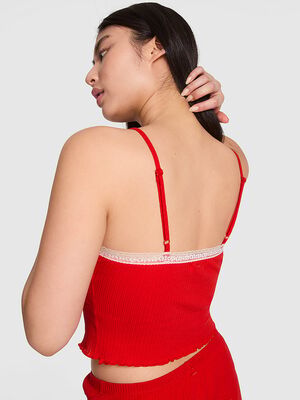 Drop Needle Pointelle Tank Top