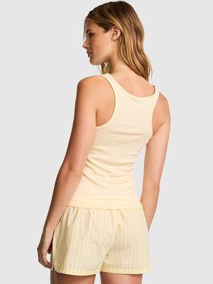 Relaxed Rib Boyfriend Tank Top