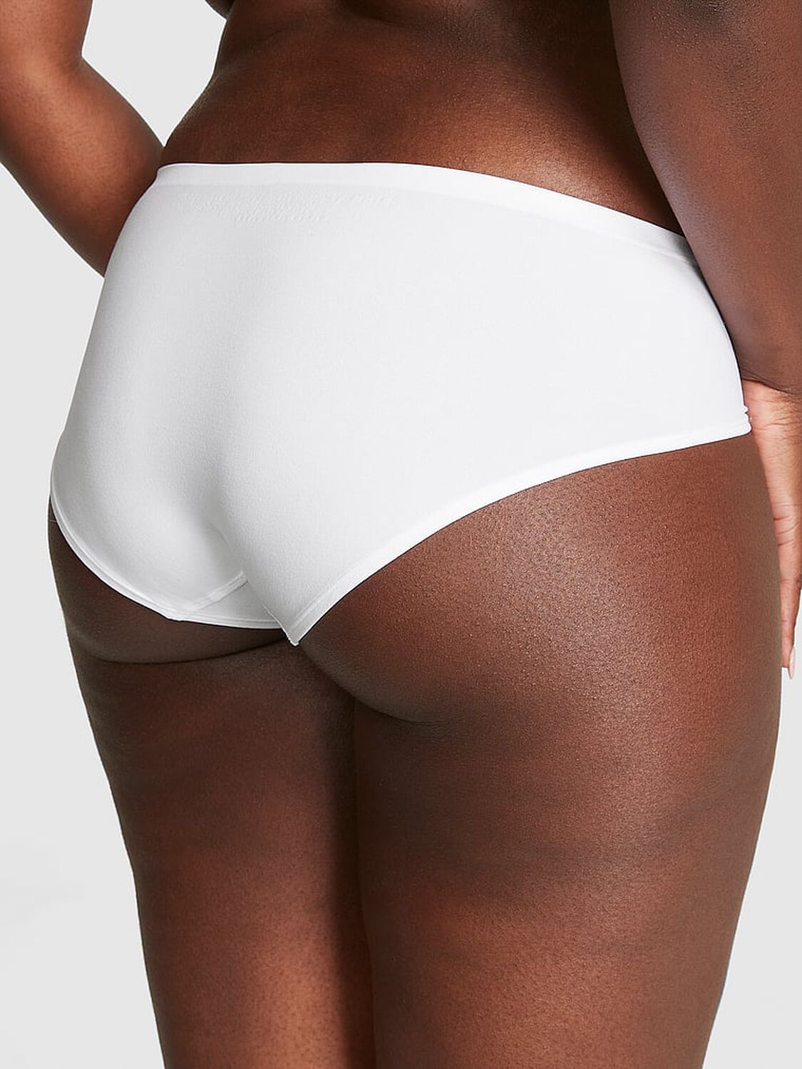 vs Pink Seamless Hiphugger Panty Optic White 2 of 3 