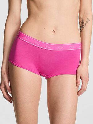 Logo Cotton Boyshort Panty