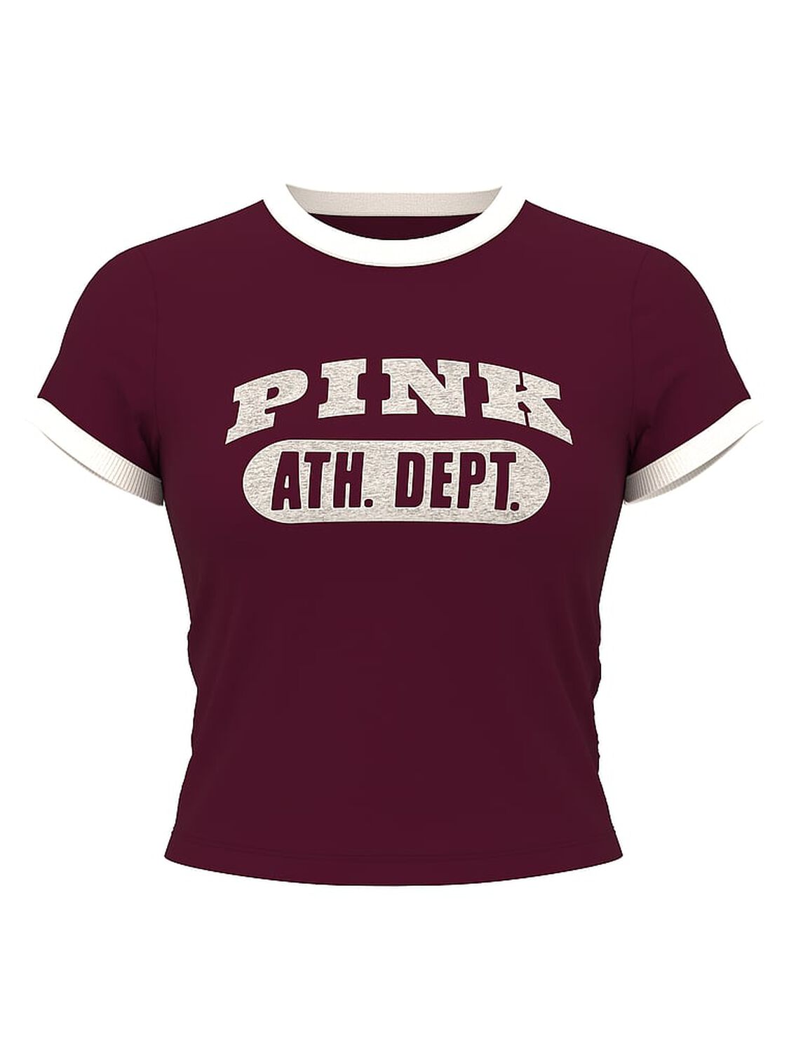 vs Pink Retro Cotton Tee Wild Rose 1 of 2 