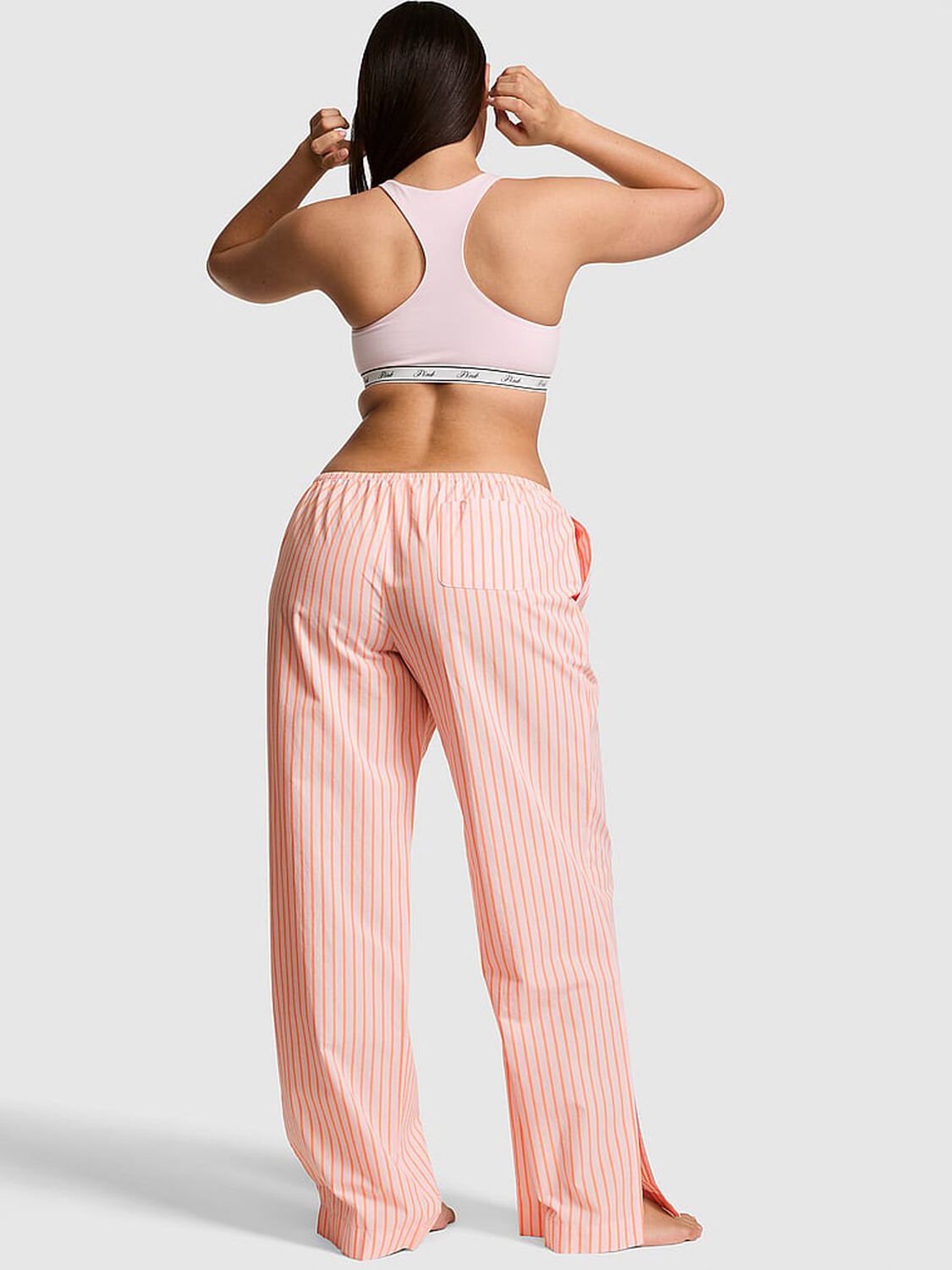 vs Pink Sweet Dreams Pajama Pants Vitamin C Stripes 2 of 4 