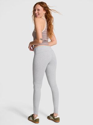All-Day Cotton Foldover Leggings