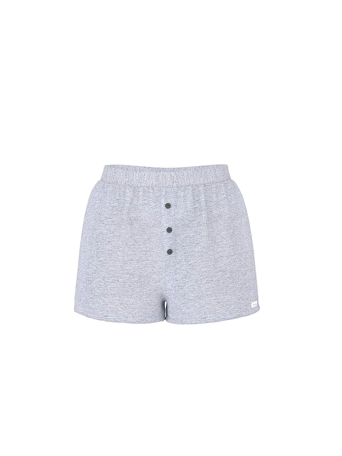 vs Pink Cotton Boxer Shorts Vs Medium Heather Grey 3 of 4 