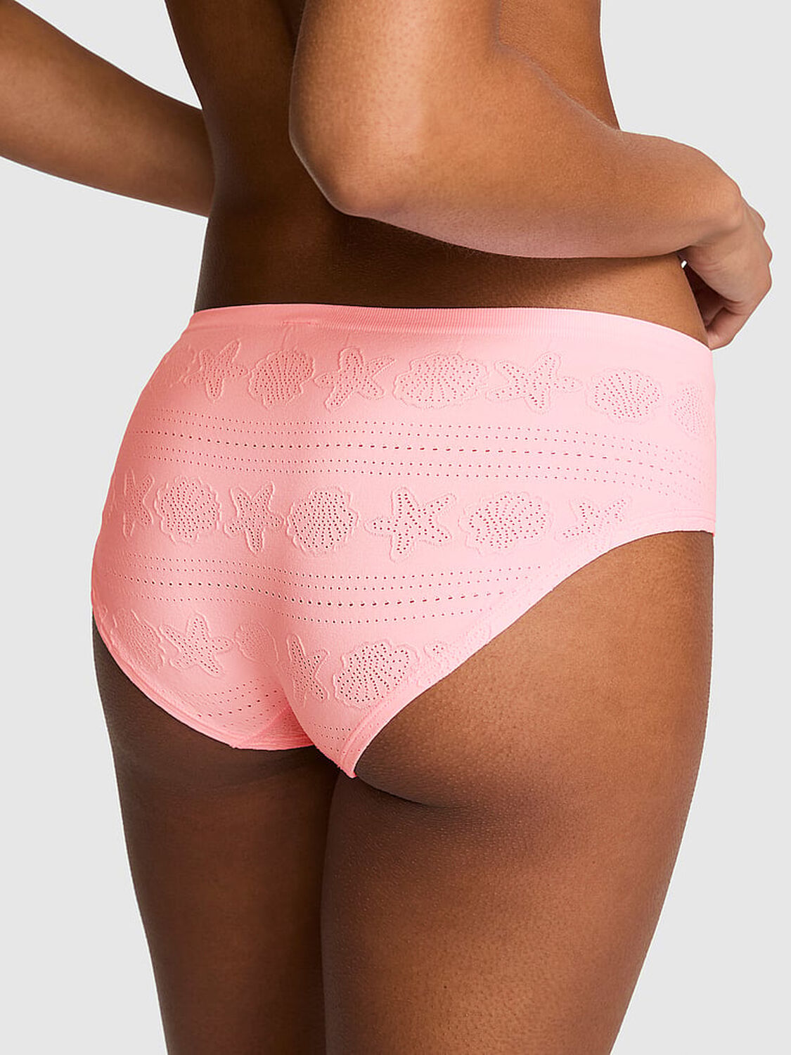 pink Pink Seamless Hiphugger Panty Boardwalk Pink 2 of 2 