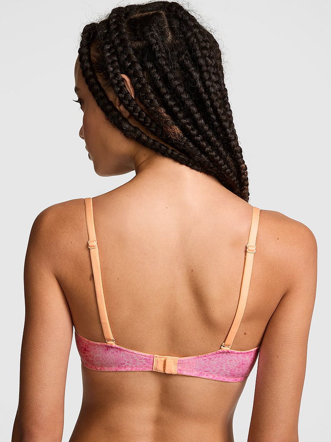 pink Pink Wear Everywhere Wear Everywhere Super Push-Up Bra Coconut Pink Leo Print 2 of 2 