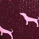 Cotton Cheeky Panty, Wild Rose Dog Print, swatch