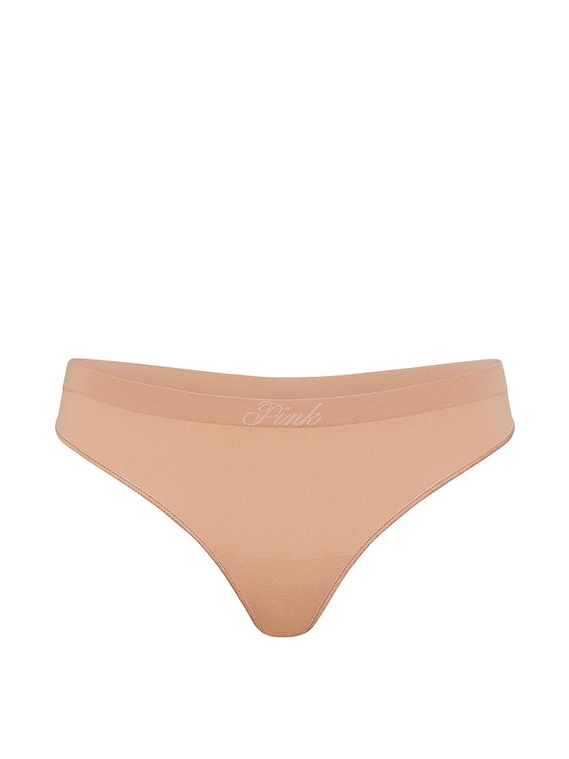 vs Pink Seamless Thong Panty Praline Logo Wb 3 of 3 