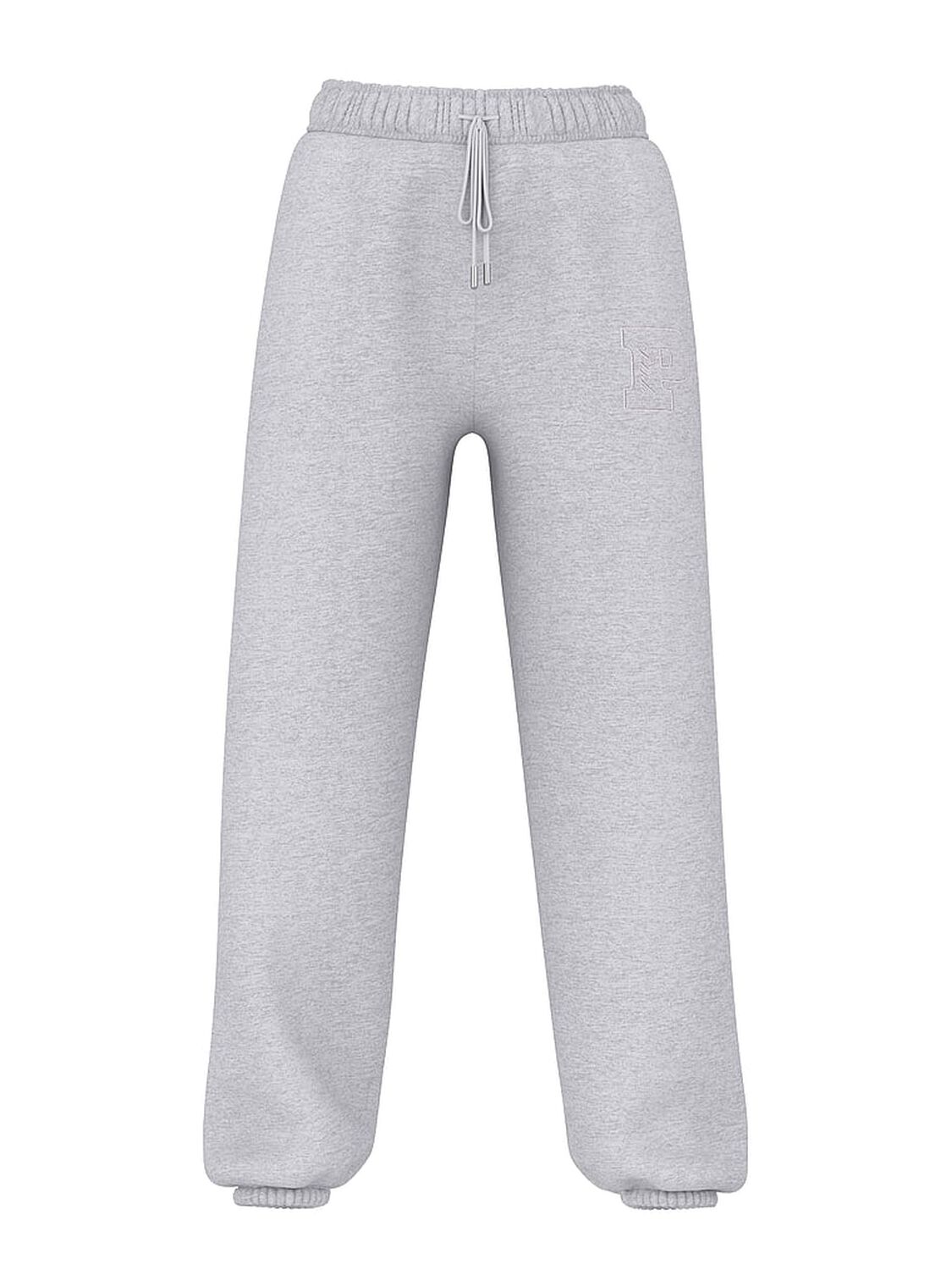 vs Pink Ivy Fleece Campus Sweatpants Vs Medium Heather Grey Holiday 3 of 3 