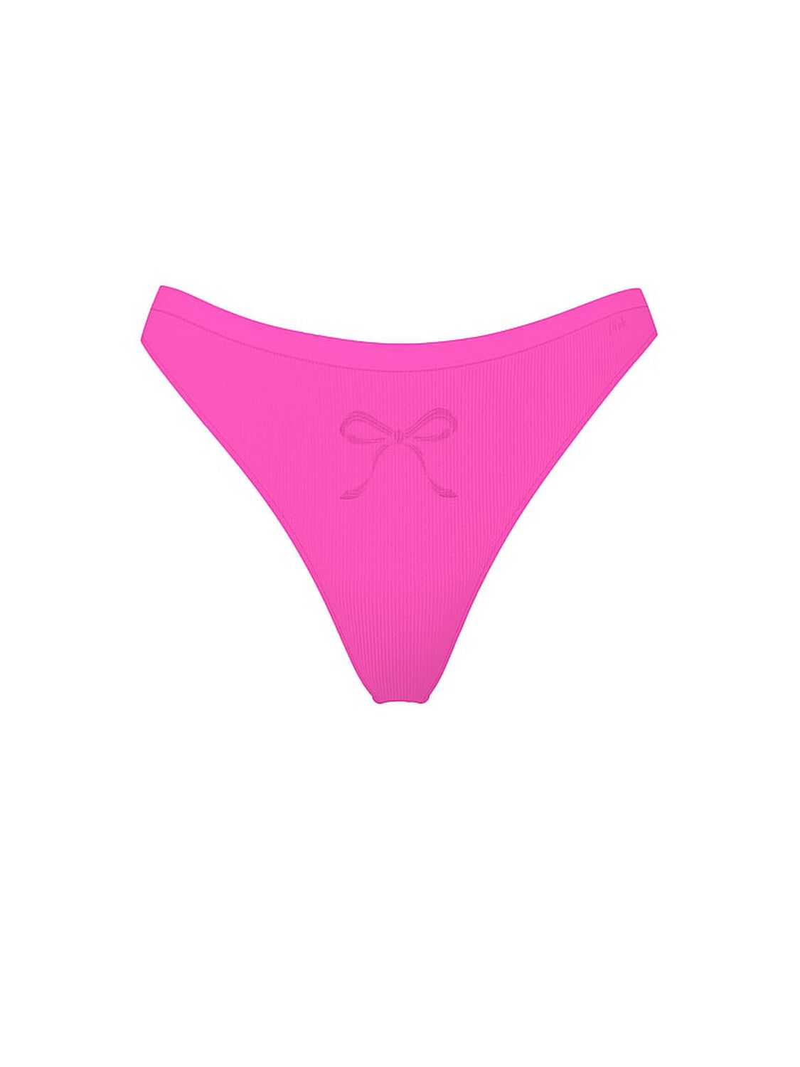 vs Pink Seamless High-Leg Thong Panty Sizzling Strawberry 3 of 3 